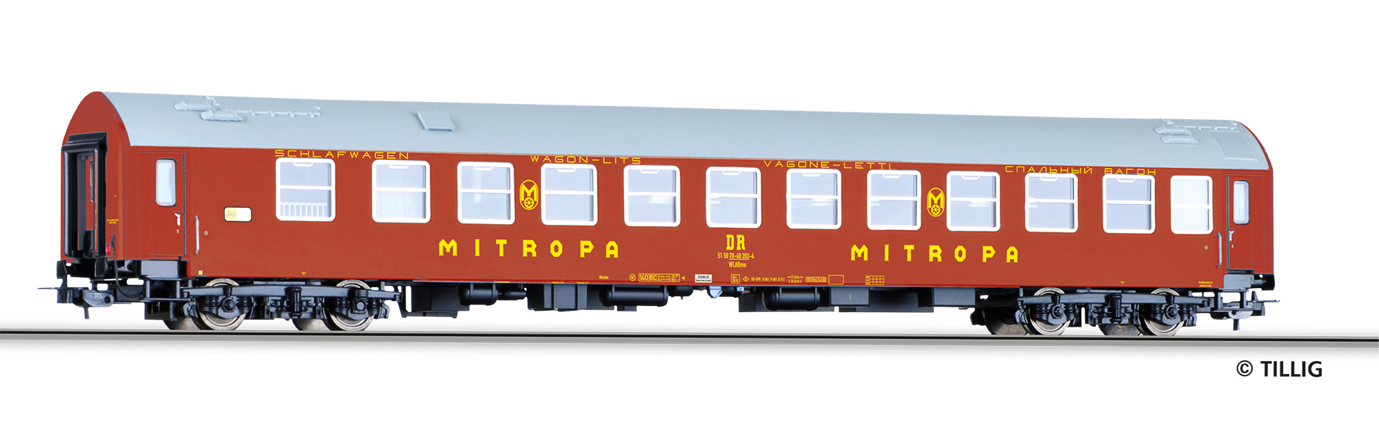 79107 DR MITROPA Schlafwagen WLABm Ep.4 AC