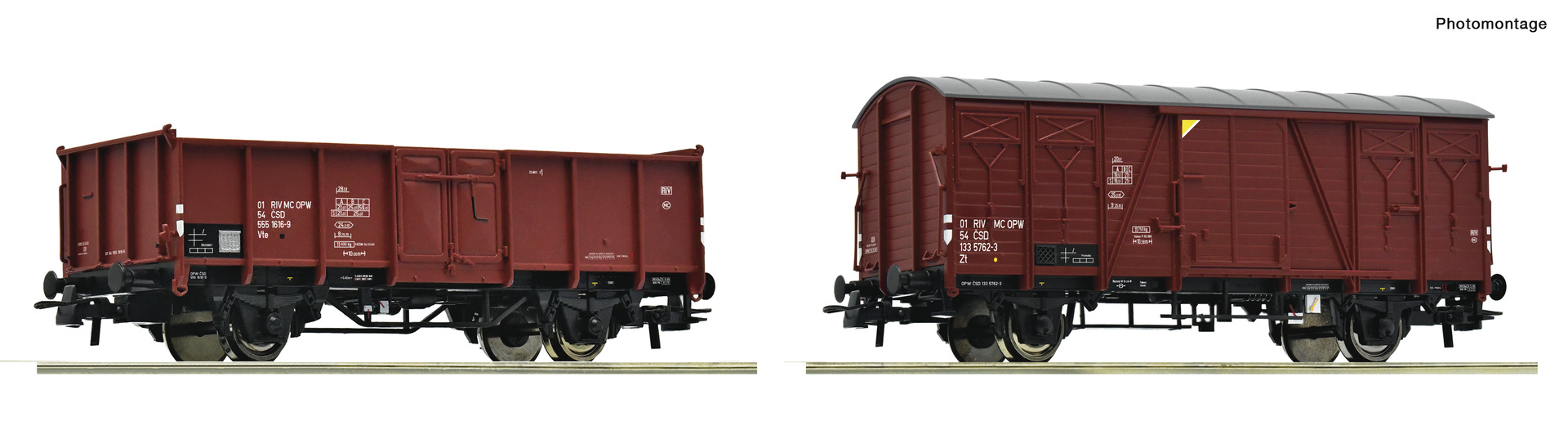 6600431 CSD Güterwagen-Set Zt 2-tlg. Ep.4