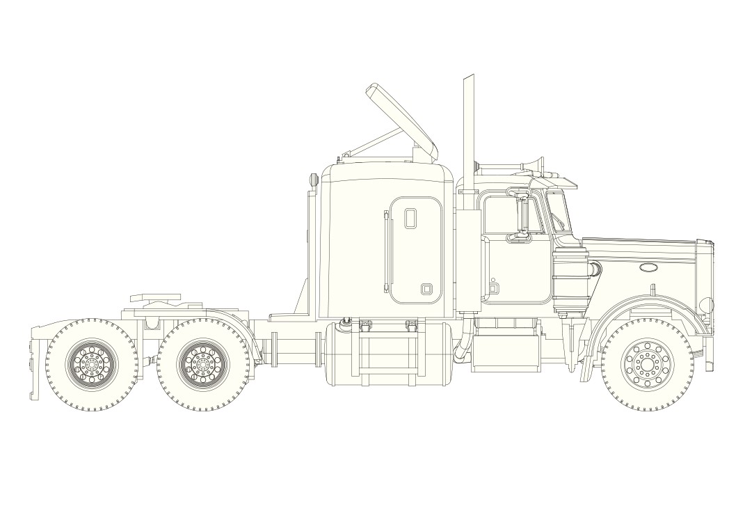 10224 MiniKit: Peterbilt 359 SZM (3a)