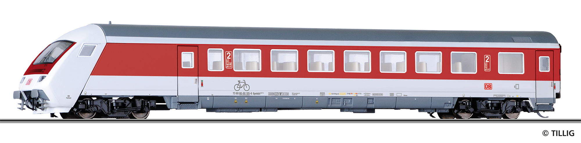 13568 Steuerwagen 2. Klasse Bpmbdzf 297.3 der