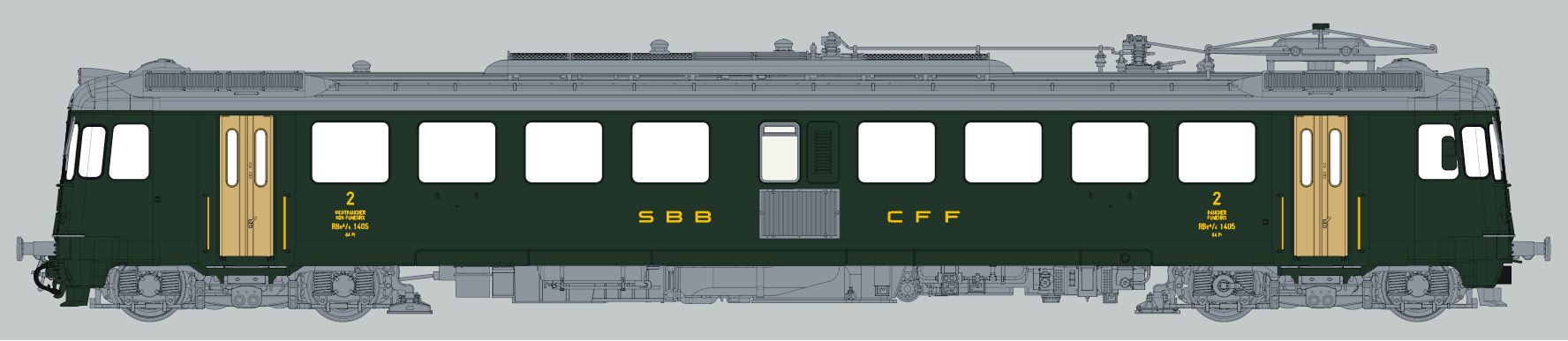17045 SBB Triebwagen RBe 4/4 Ep.3