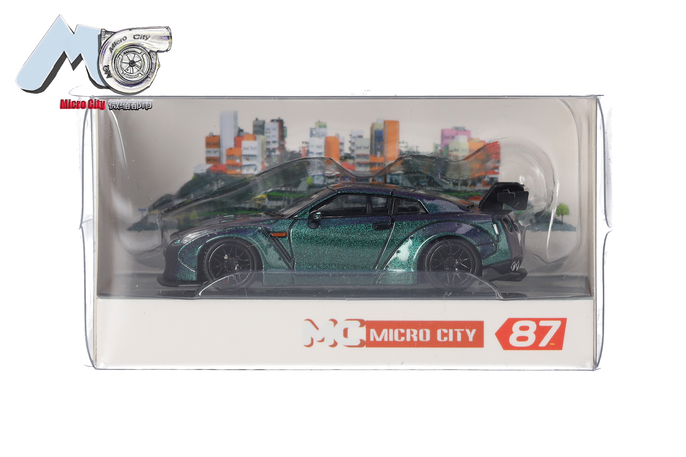 Herpa 87MC000010 MicroCity: Nissan GTR 35 Flip-Flop