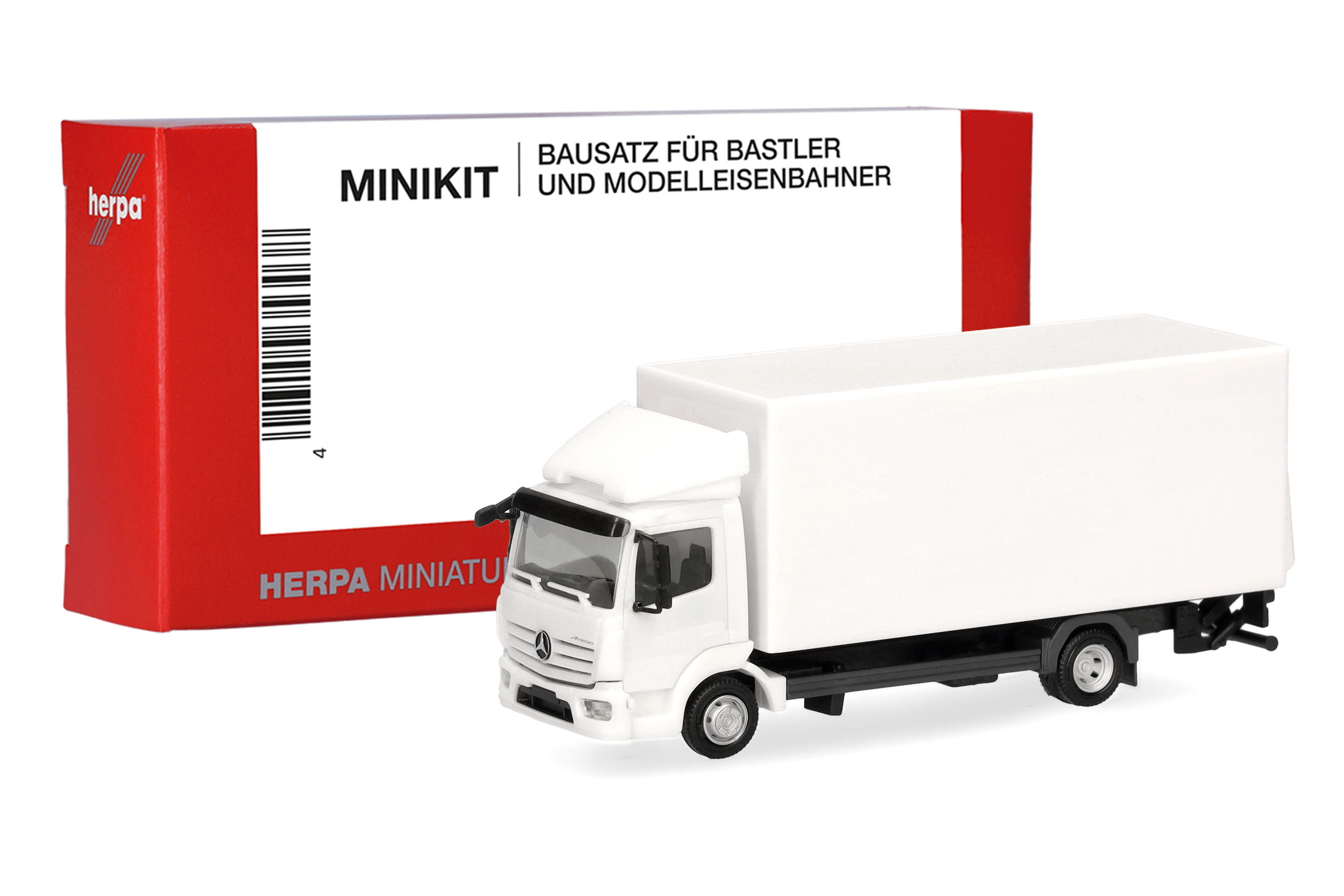 014397 MiniKit: MB Atego'13 Koffer-LKW mit Lad