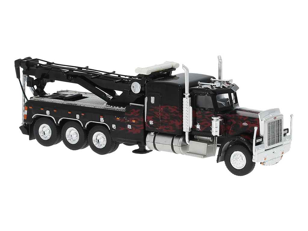 86278 Peterbilt 359 Abschlepper schwarz Flame