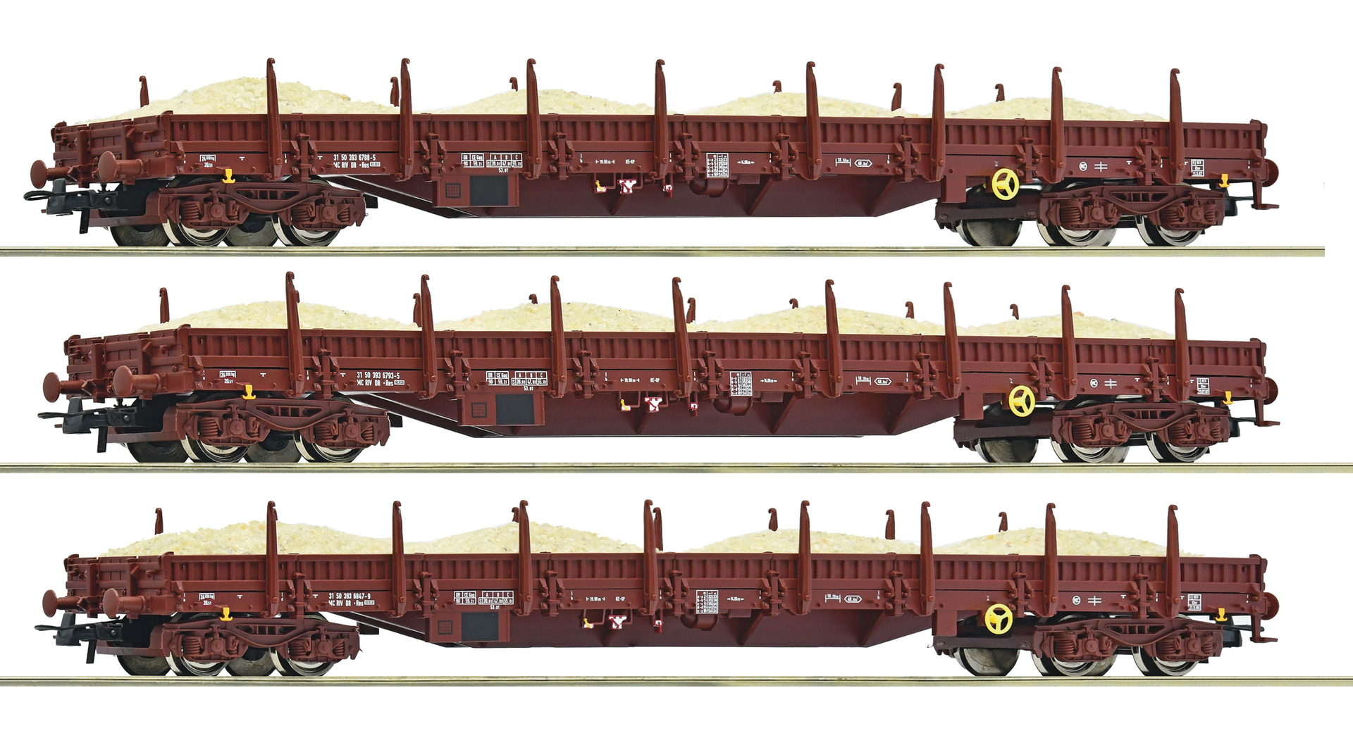 Roco 77042 DR Sandzug-Set 3-teilig Ep.4