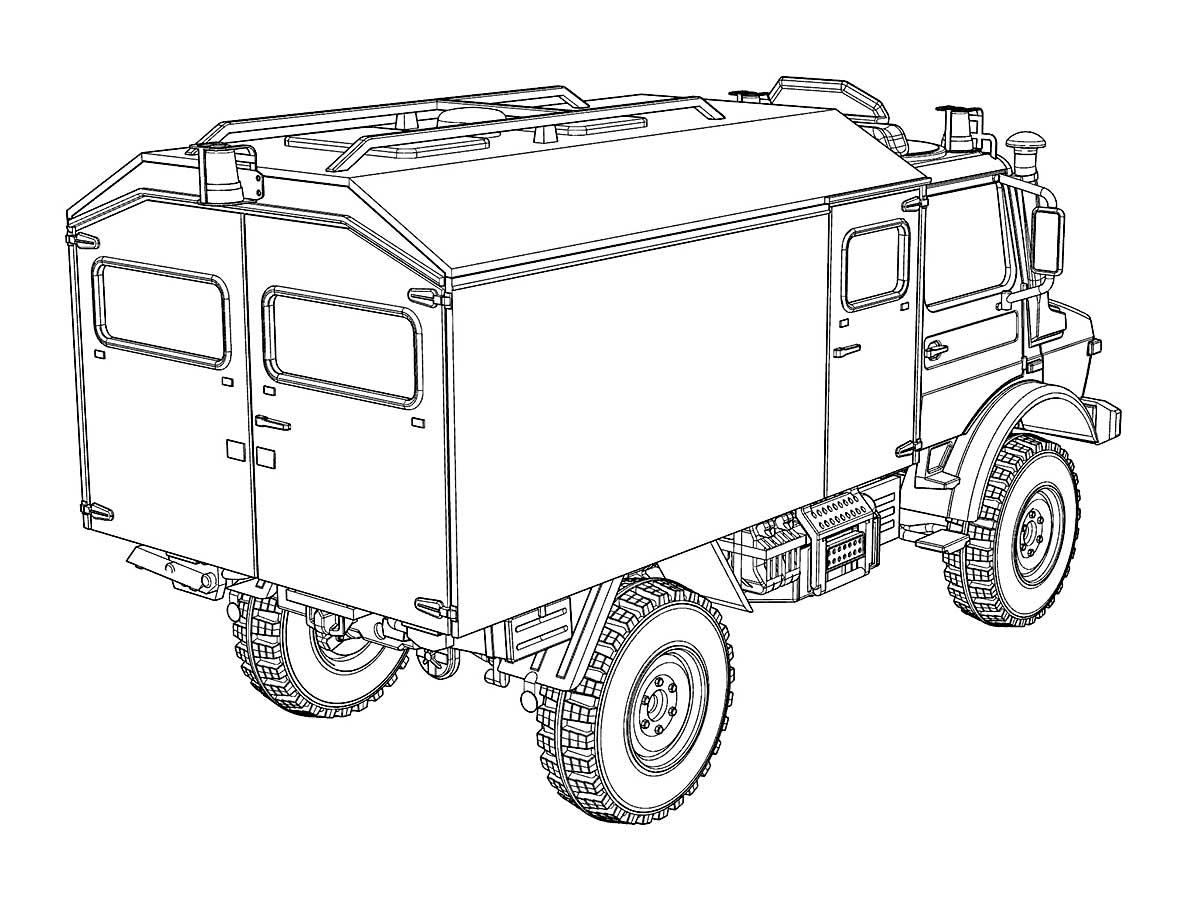 ACE 72451 Unimog U1300L 4x4 Ambulance