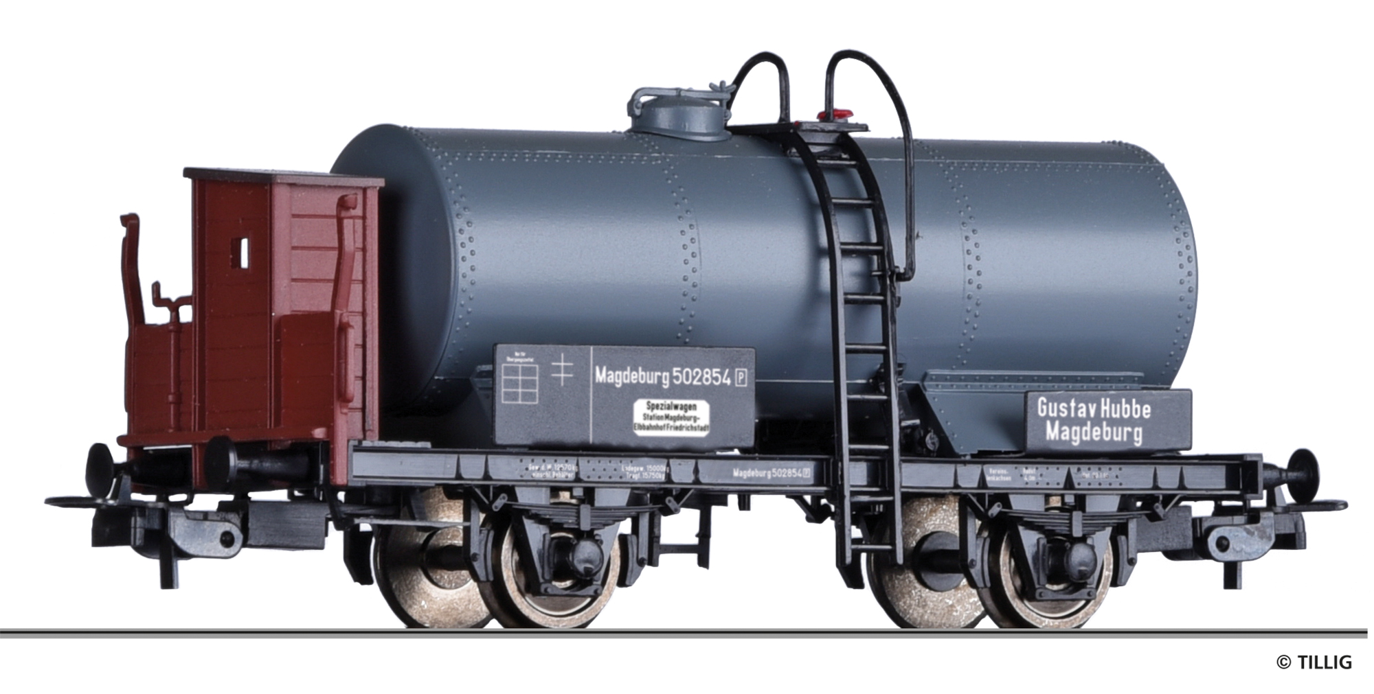 Tillig 76764 KPEV Kesselwagen "Hubbe Magdeburg" Ep.1