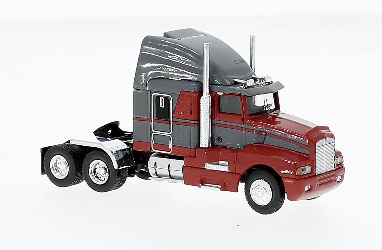 85933 Kenworth T600 SZM (3a) grau/rot