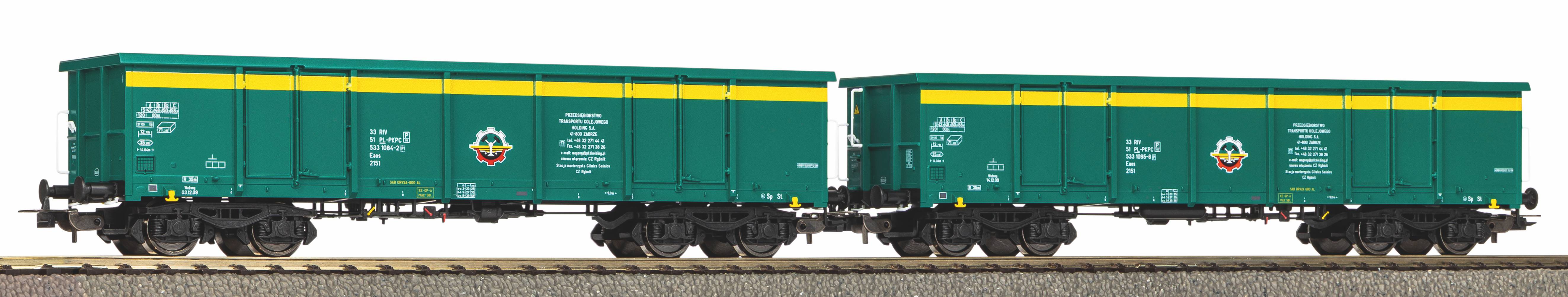 Piko 28314 PKP Cargo Güterwagen-Set Eaos 2tlg. Ep.5