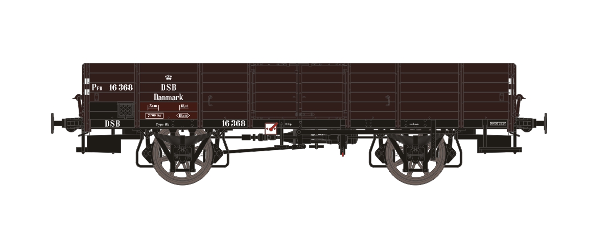 DK-873033 DSB offener GüterwagenPFB 16 368 Ep.3