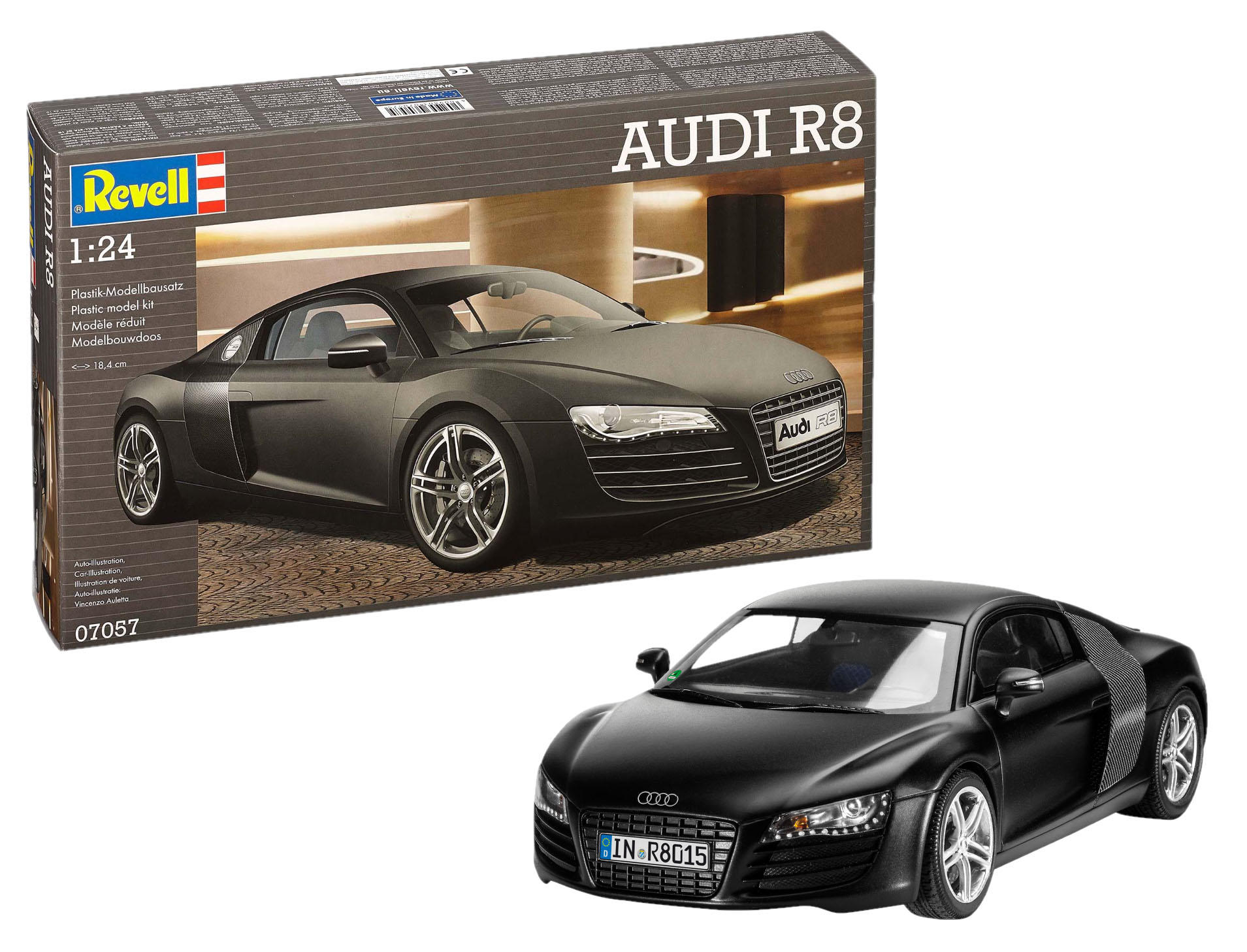 07057 Audi R8 matt schwarz