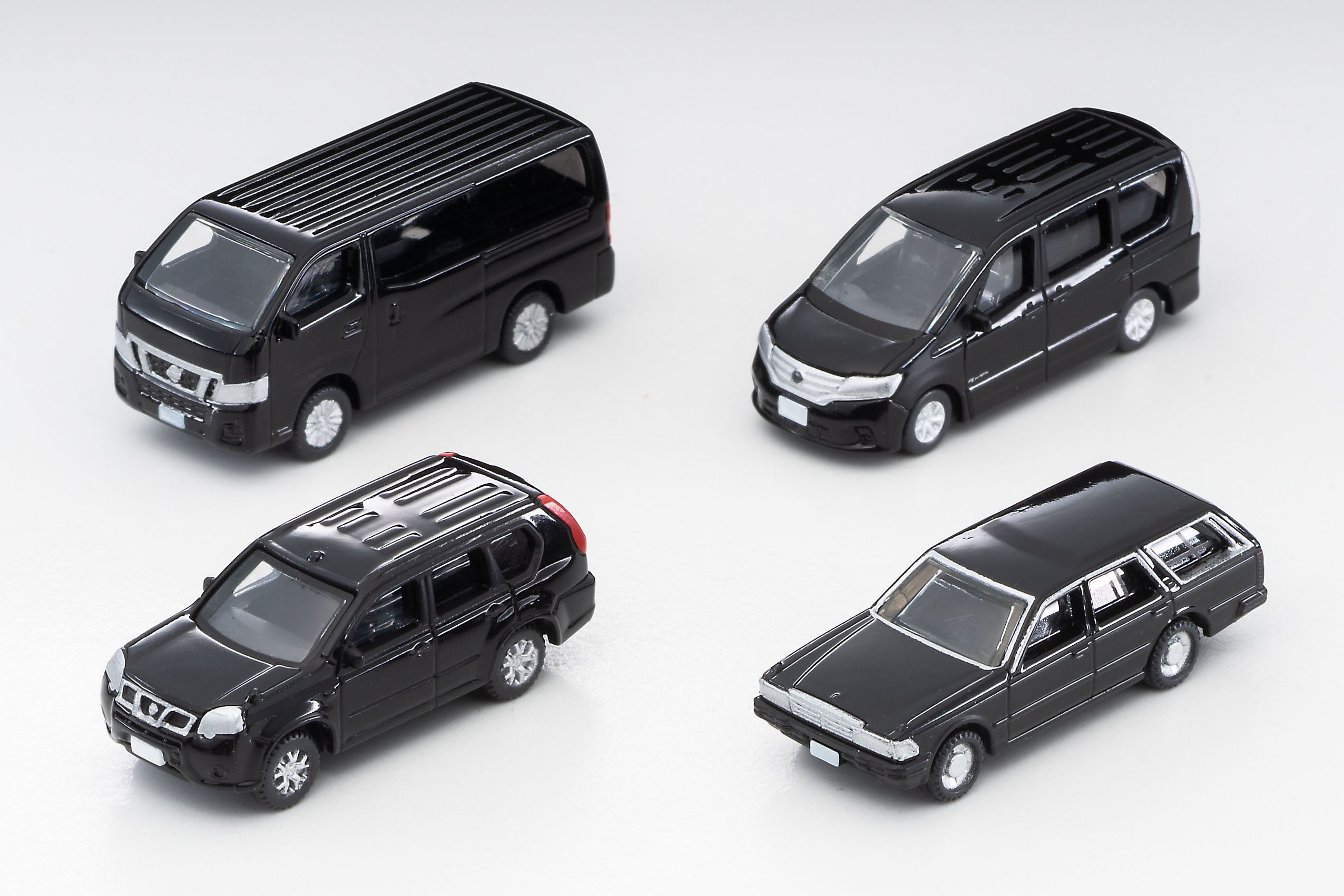 973709 Nissan Fahrzeug-Set 4-tlg. schwarz