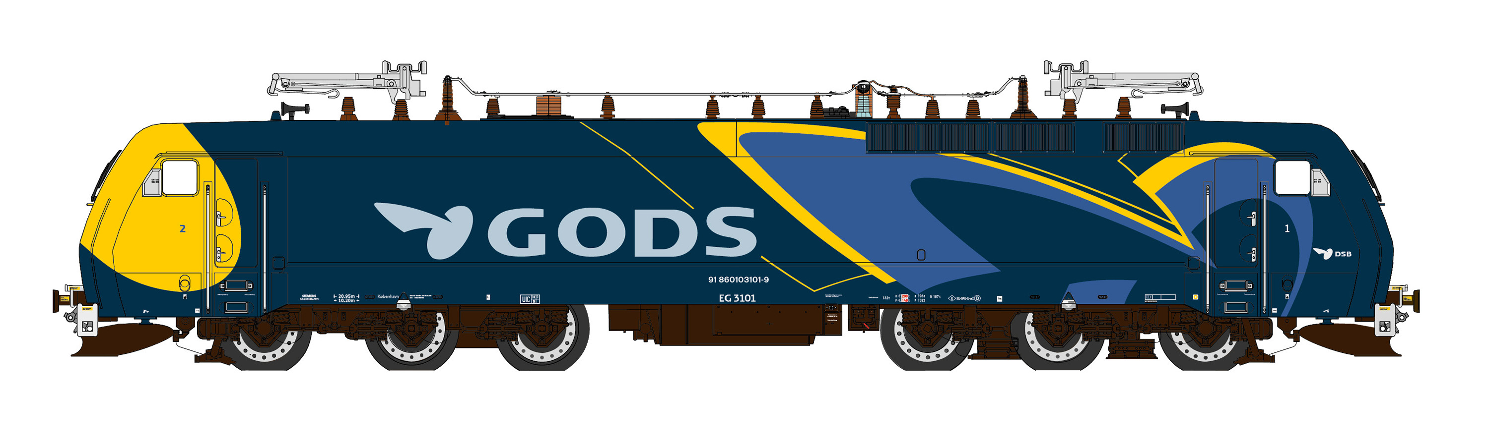 HE10044422 DSB Gods E-Lok Serie EG 3101 Ep.5 AC