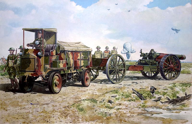 713 FWD Model B 3 ton & BL 8-inch howitzer