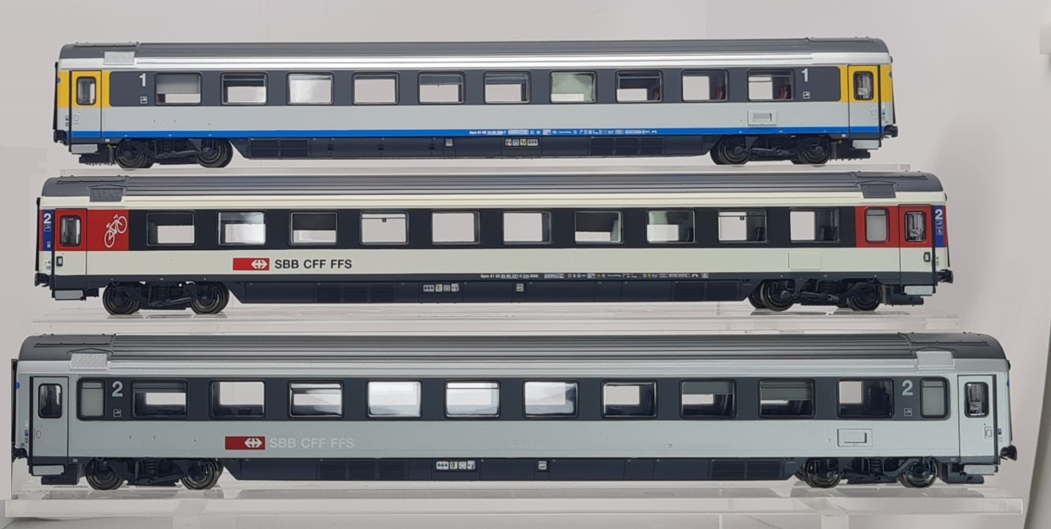 LS Models PI9705 SBB Personenwagen-Set 3-tlg. Ep.6