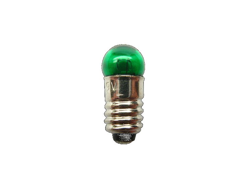 50271 E5.5 Glühlampe 6mm Kopf grün 19V 60mA