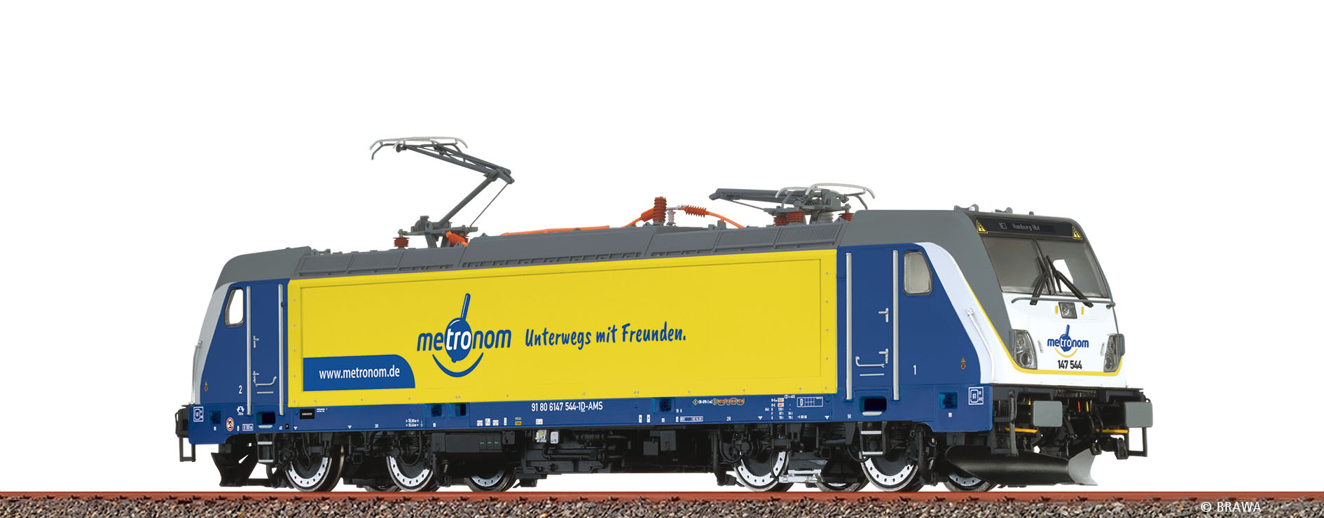 43841 metronom E-Lok BR 147 TRAXX Ep.6 AC