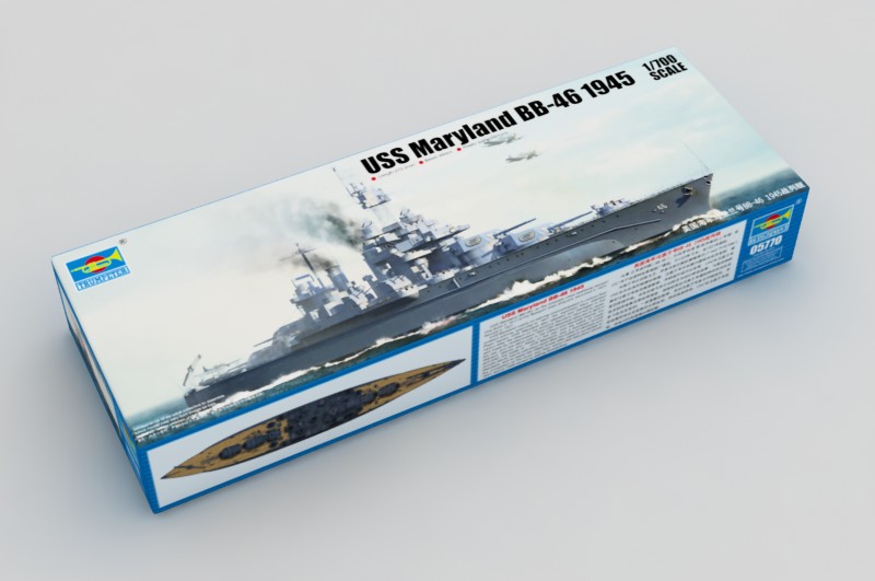 Trumpeter 755770 USS Maryland BB-46 1945