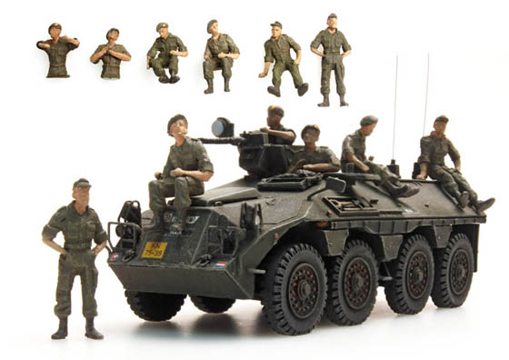 387.164 NL Ausruhende Soldaten ( 6 Fig.)
