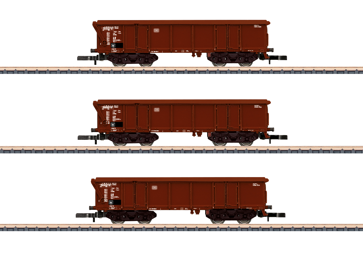 Märklin 86682 DB Rolldachwagen-Set Ep.4