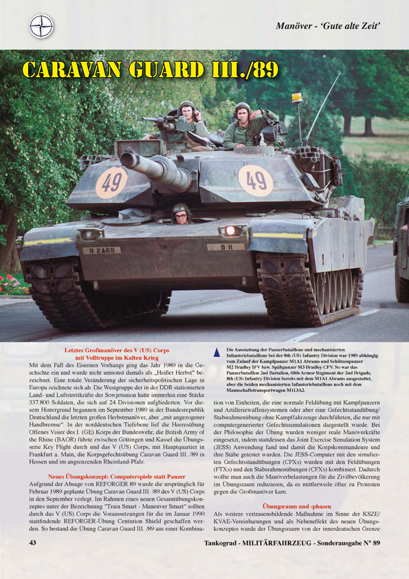 Tankograd TG89 MILITÄRFAHRZEUG N°89