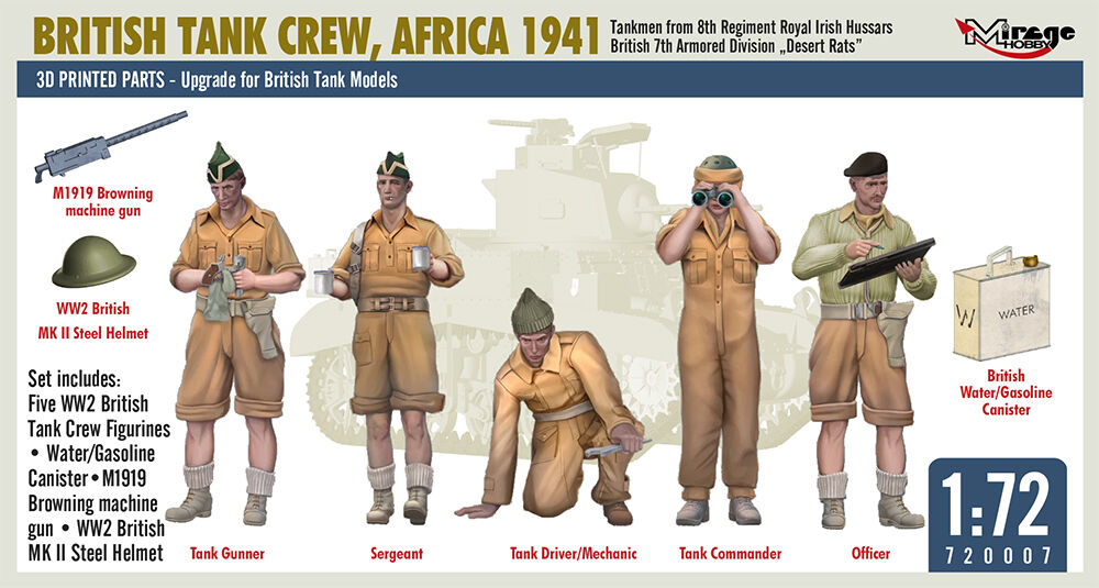 4072007 BRITISH TANK CREW, AFRICA 1941