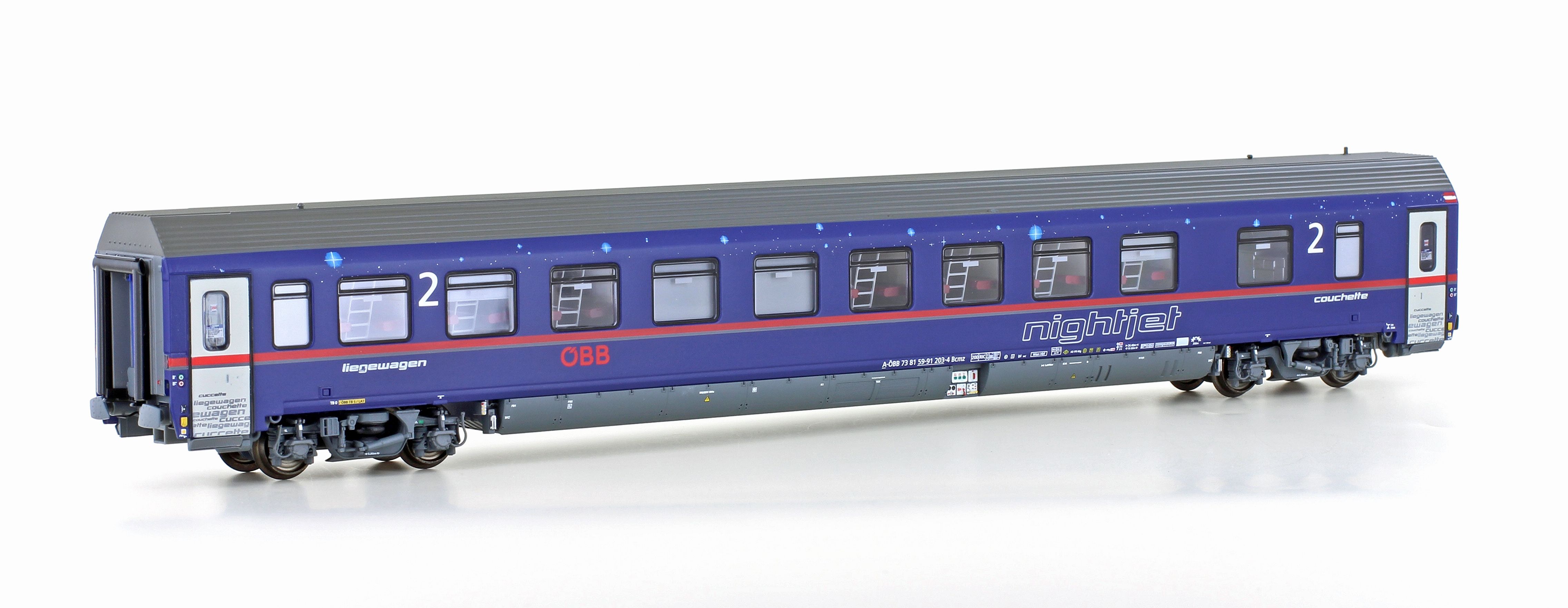 LS Models MW2117DC ÖBB Nightjet Set NJ40421 6-teilig Ep.6