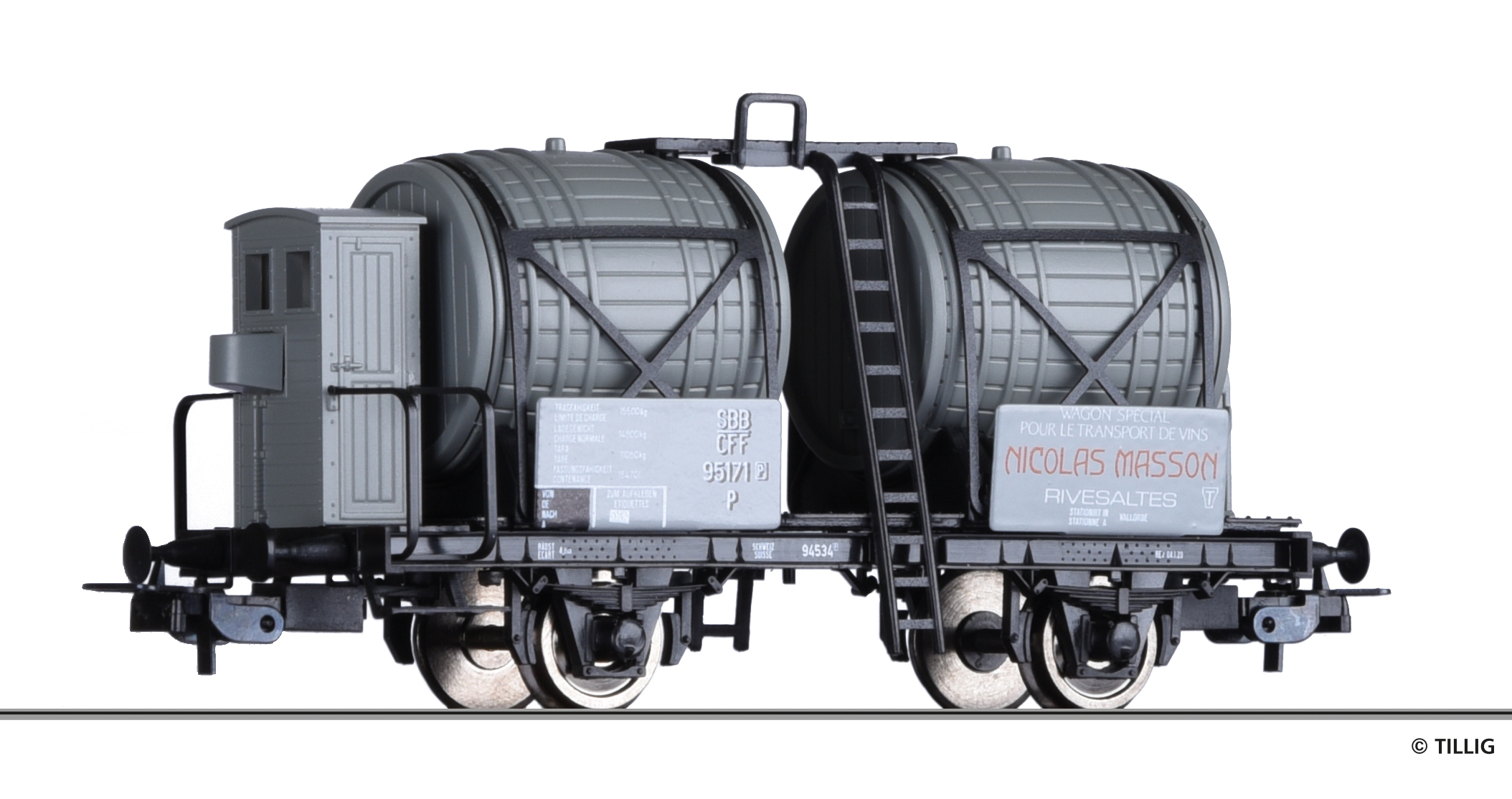 76762 SBB Weinfasswagen "Nicolas Masson" Ep.2