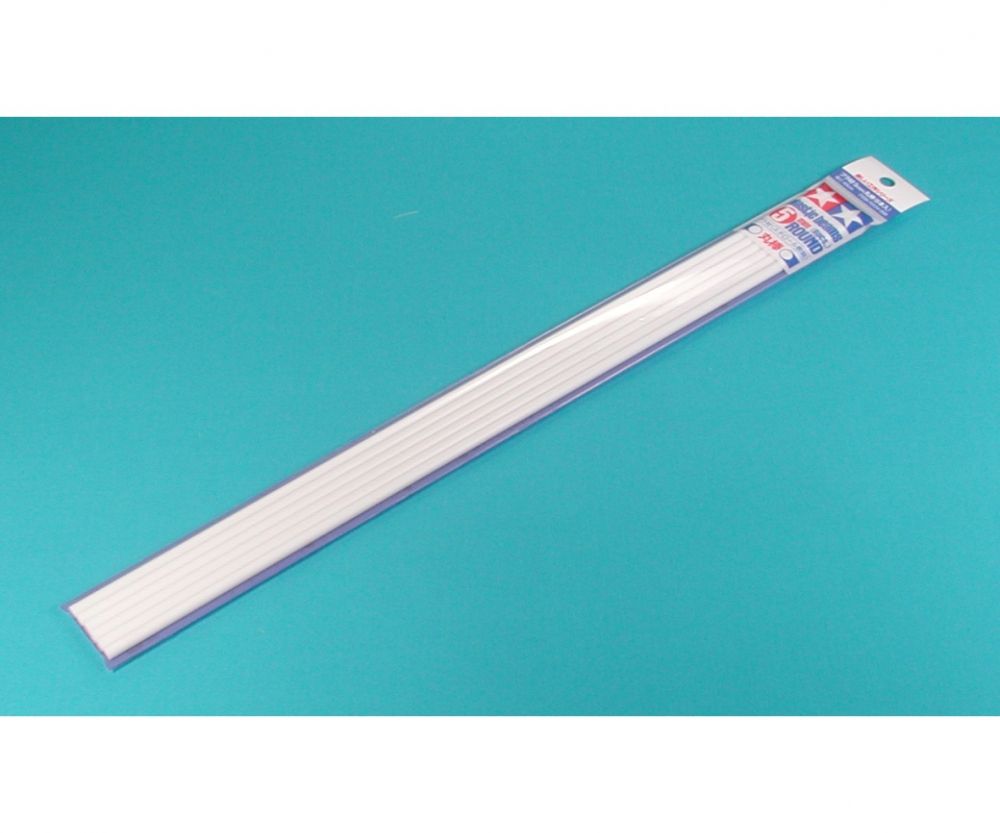 70134 Kunststoff Rundprofil 5mm (6) 400 weiß