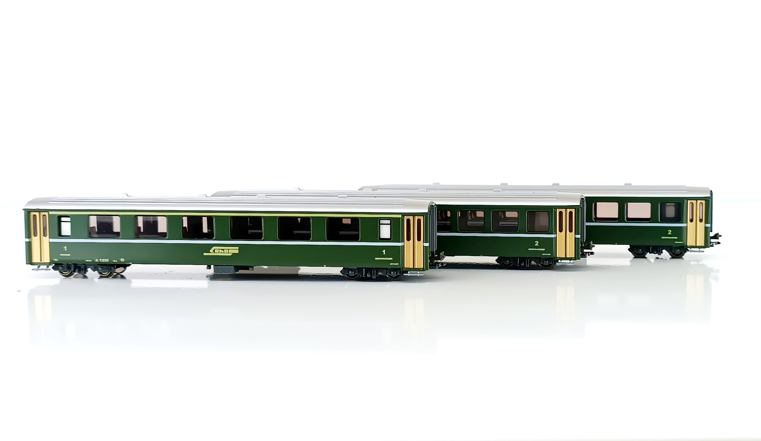 PI9220 RhB Personenwagen-Set 3-tlg Ep.4/5
