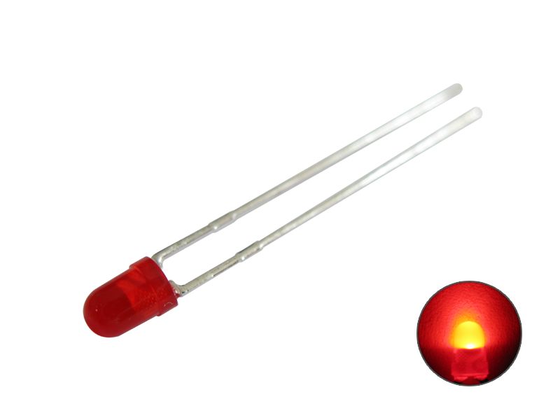 50599 LED 3mm rot diffus Low-Current