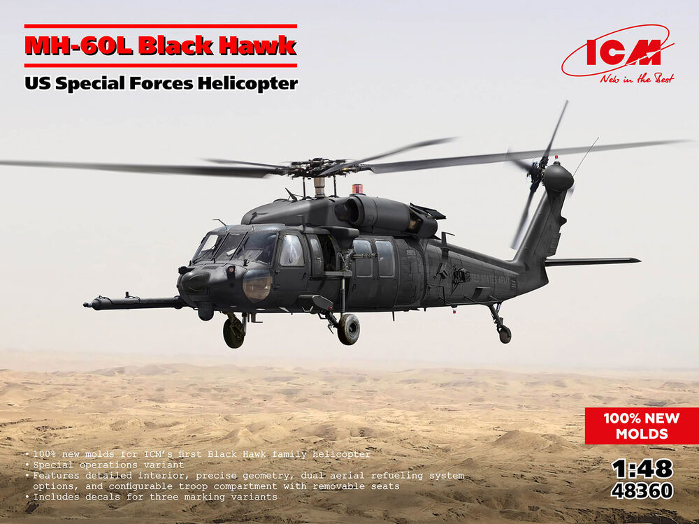 48360 MH-60L Black Hawk US Special