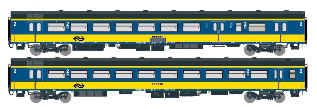 Exact-train 11060 NS Personenwagen-Set 2-tlg. ICR Ep.4