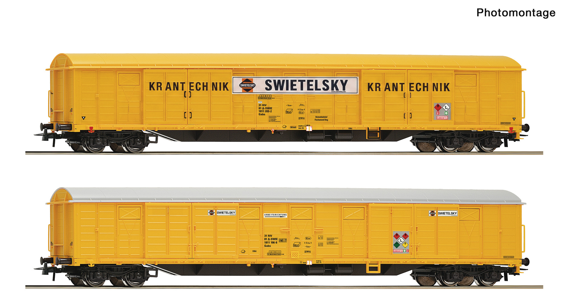6600359 RTS Gedeckte Güterwagen-Set Gabs Ep.6