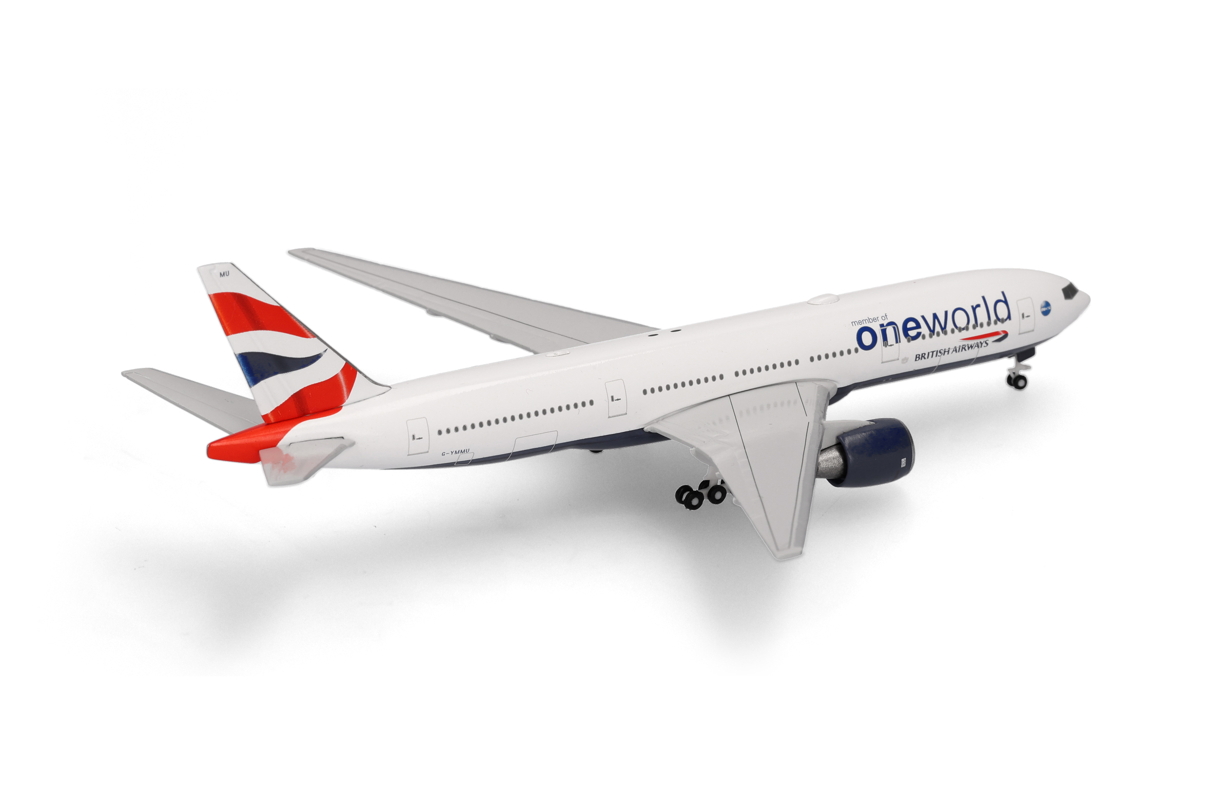Herpa 539135 Boeing 777-200 British Airways G-YMMU