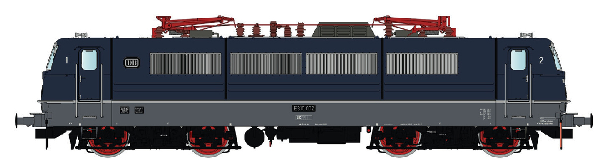 16530ACS E-Lok E 310 002 DB, Ep.IIIb, AC Sound
