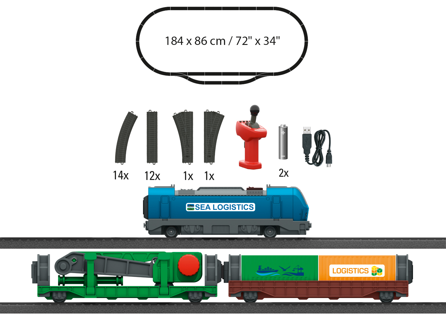 29349 my world Startpackung Containerlogistik