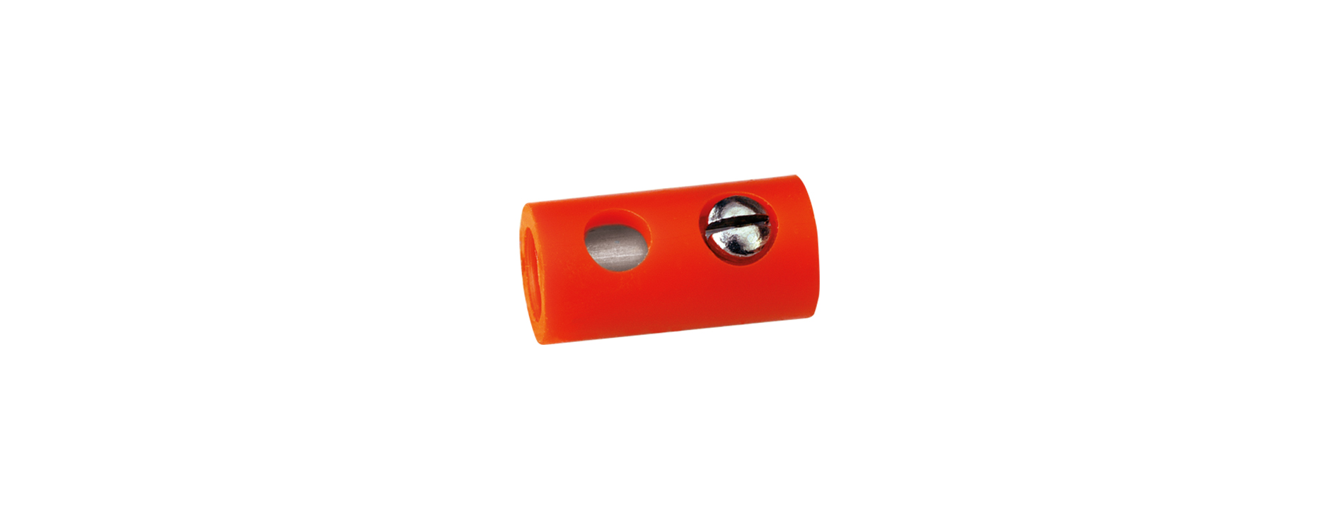 3016 Muffen rund, orange 2,5 mm 100 St.