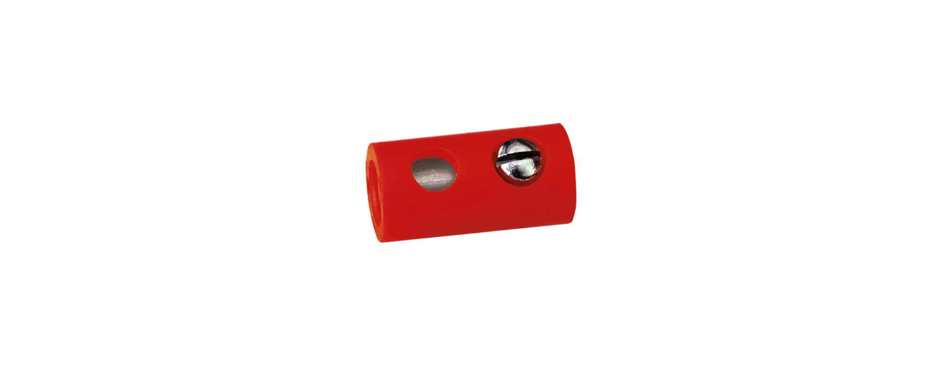 3042 Muffen rund, rot 2,5 mm 10 St.