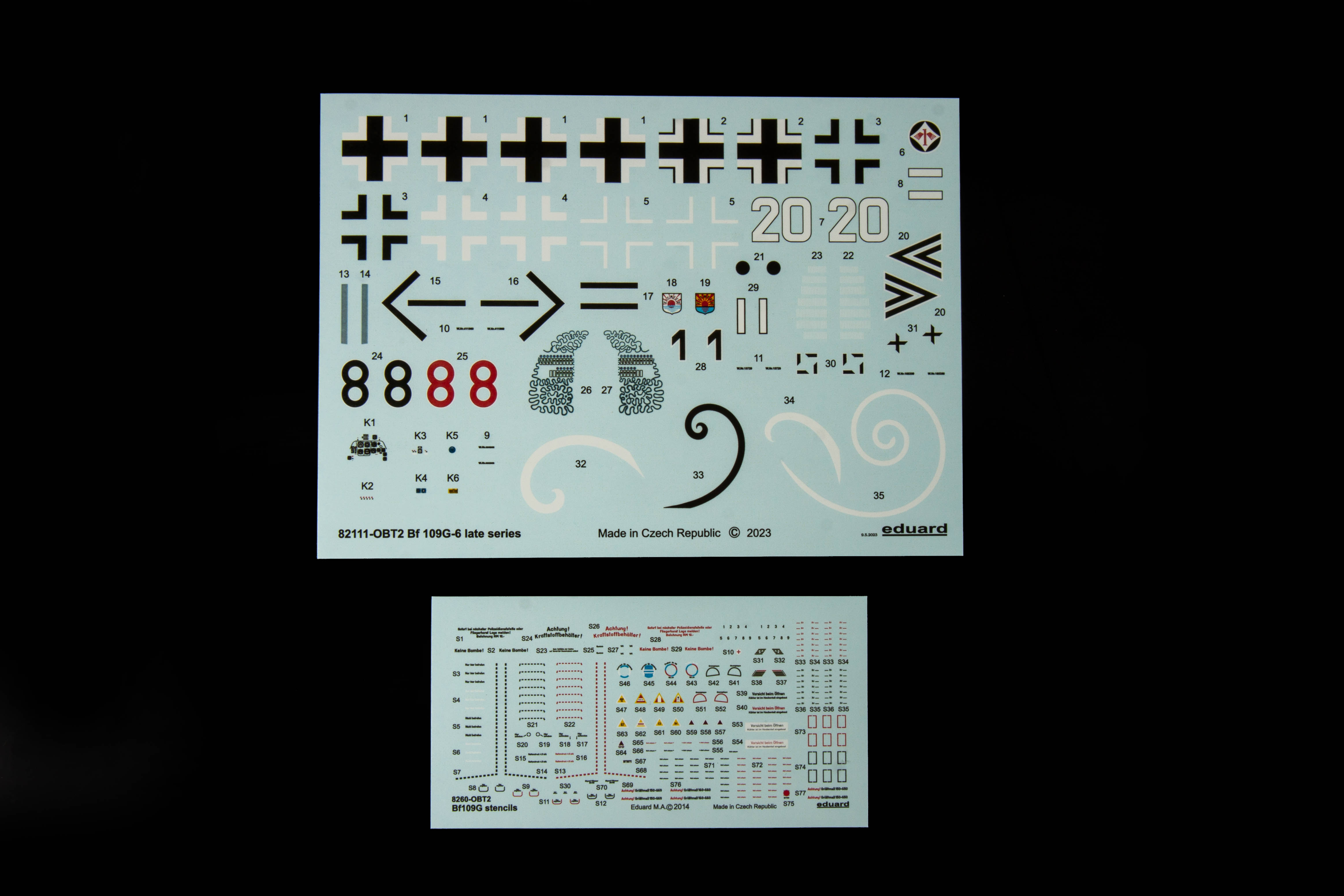 Eduard 82111 Bf 109G-6 late series - Profipack