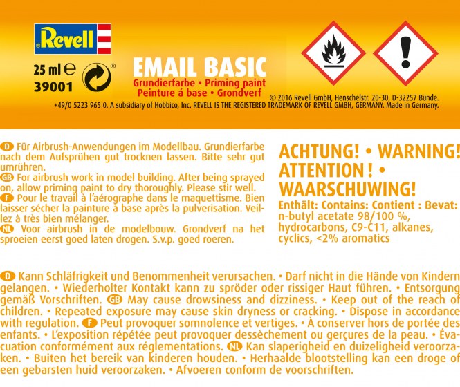 Revell 39001 Email Basic Airbrush 25ml