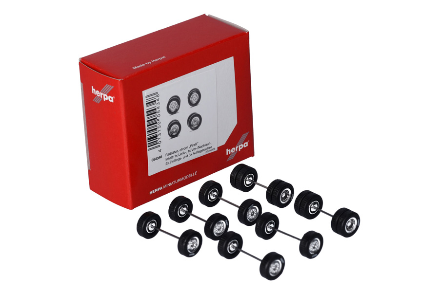 054348 Zubehör Radsatz chrom PIRELLI