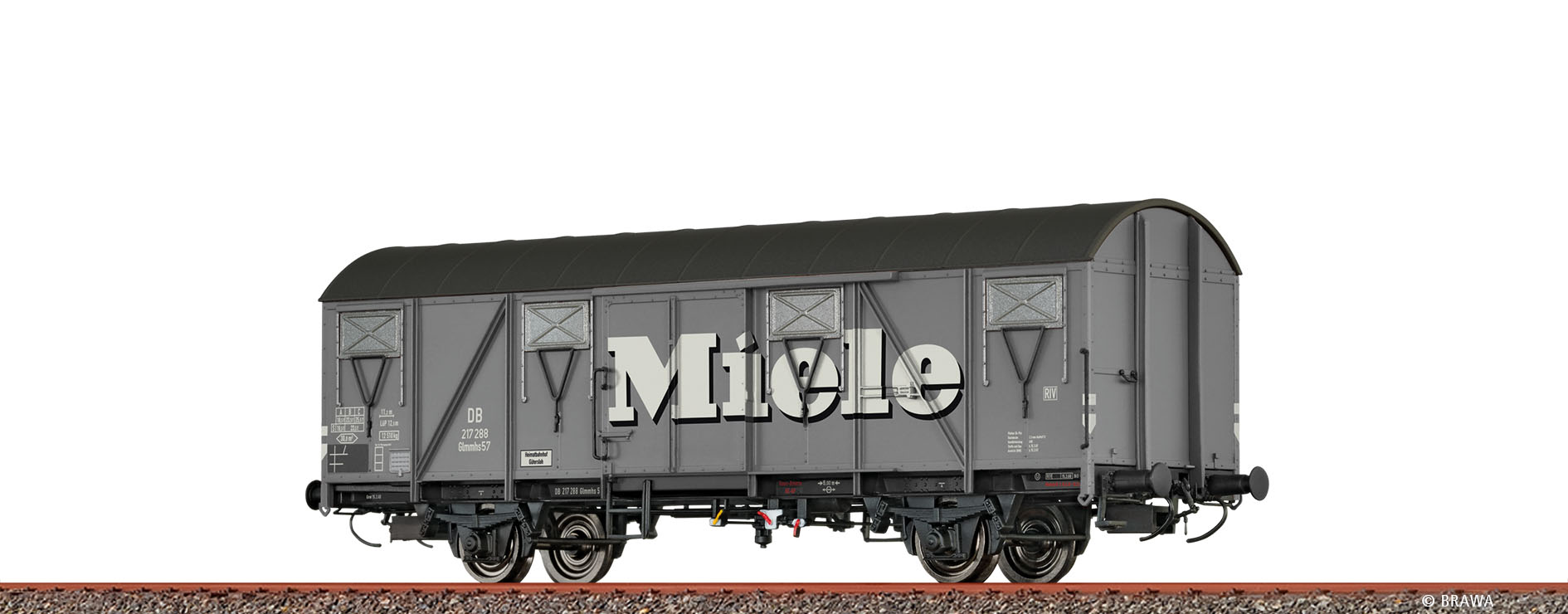 Brawa 51355 DB Güterwagen Glmhs50-Glmmhs57 Ep.3