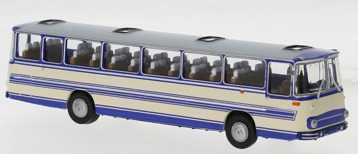 59939 Fleischer S5 Reisebus blau/beige