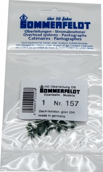Sommerfeldt 157 Dach-Isolator, grün 24 St.