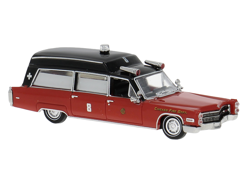 19780 Cadillac Meteor Ambulance Chicago Fire