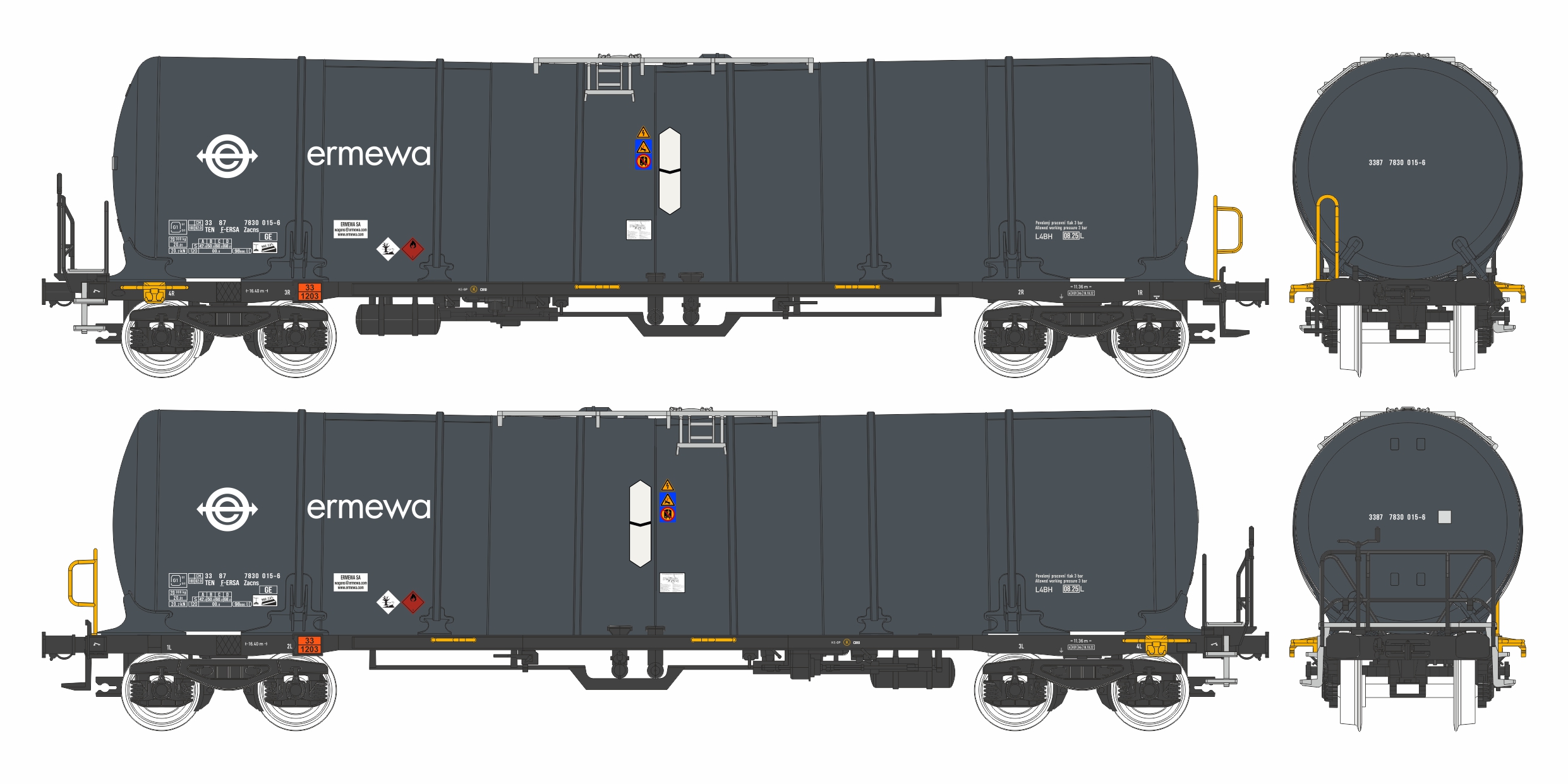 96200015 Ermewa Kesselwagen Zacns 98 Ep.6