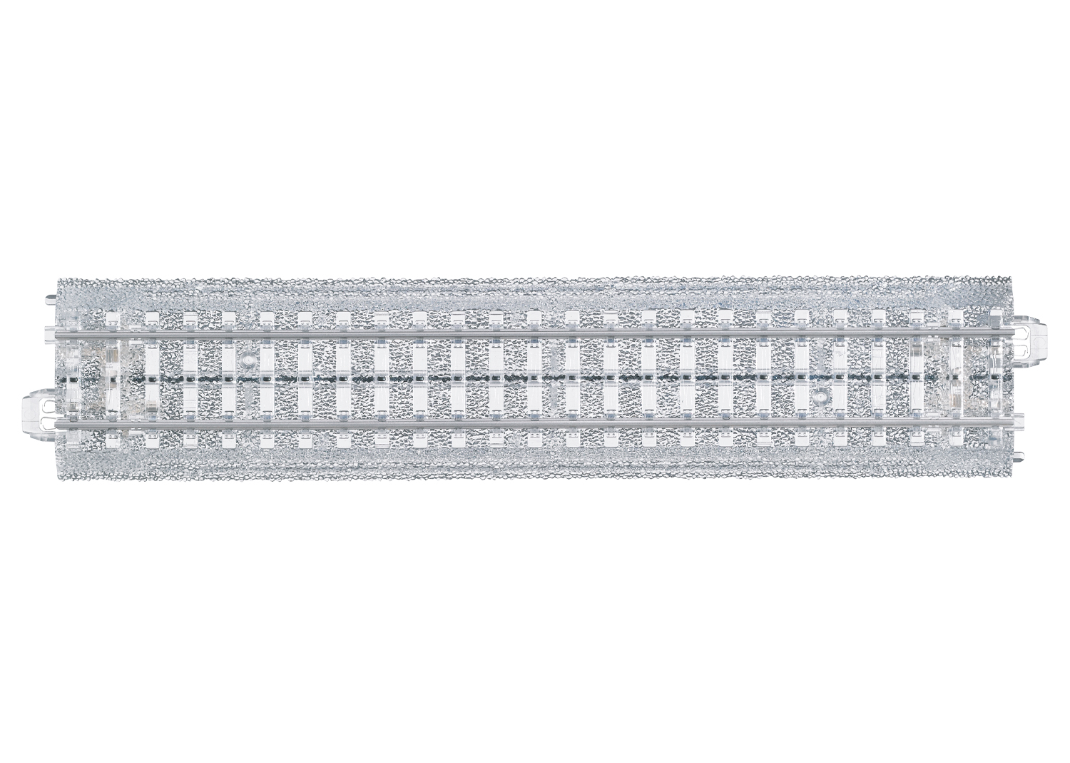20197 Transparentes Gleis gerade 188 mm