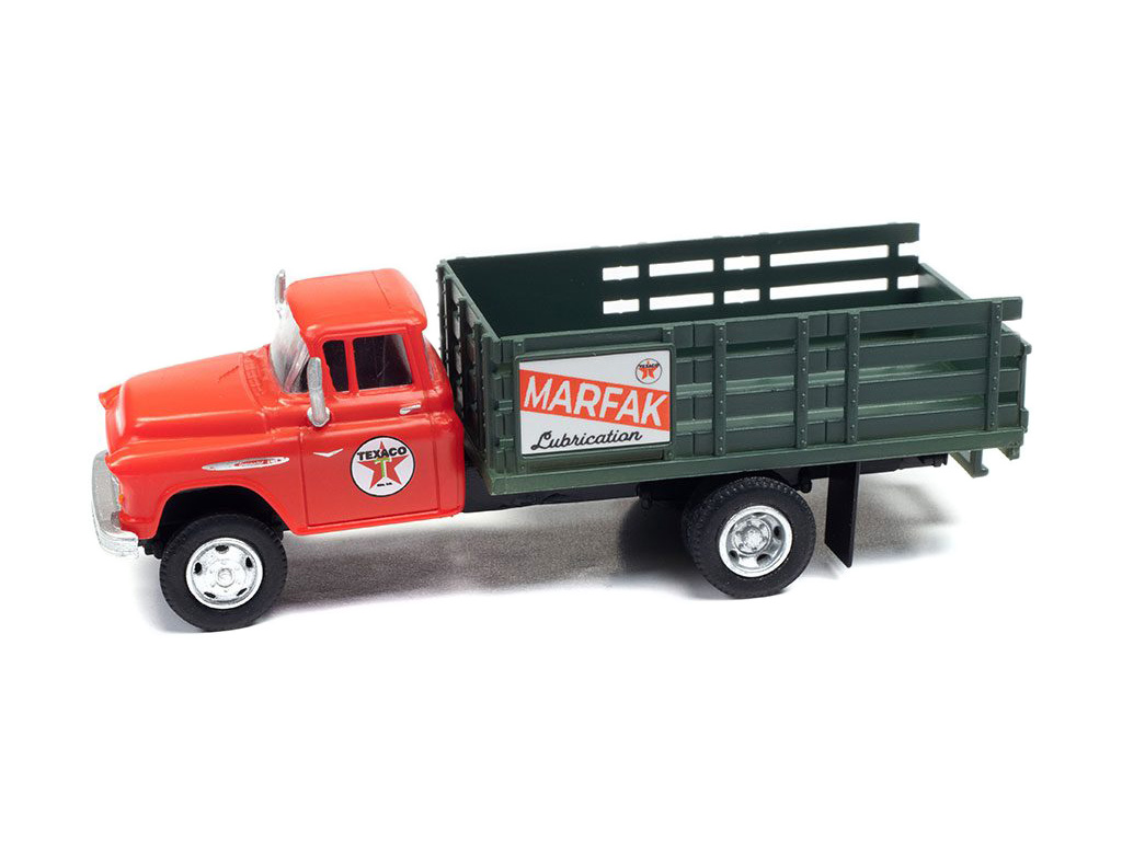 30661 1957 Chevy Stakebed Truck - Texaco