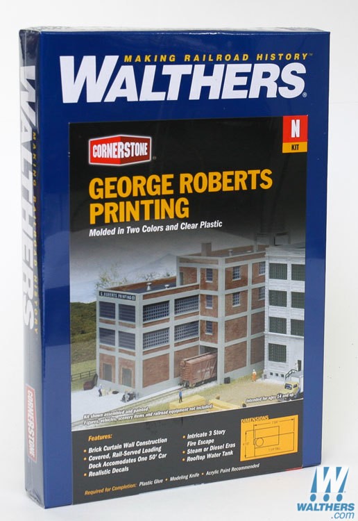 Walthers 3231 George Roberts Printing, Inc.